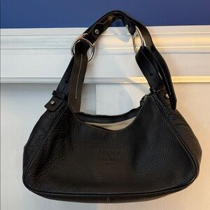 Dooney & Bourke Black Pebbled Leather Shoulder Bag